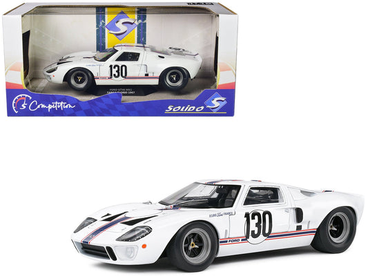 Ford GT40 MK1 130 Henri Greder - Jean - Michel Giorgi "Targa Florio" (1967) "Competition" Series 1/18 Diecast Model Car by Solido free shipping USA - Rapid Vehicles