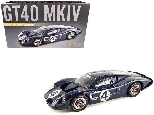 Ford GT40 MKIV 4 Denny Hulme - Lloyd Ruby "Holman & Moody" "24 Hours of Le Mans" (1967) "Masterpiece Collection" 1/12 Diecast Model Car by ACME free shipping USA - Rapid Vehicles
