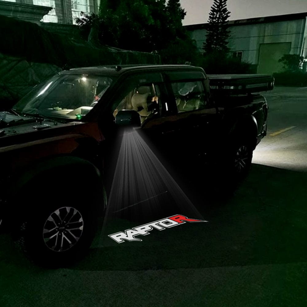 Ford Raptor 1st Gen F150 Premium Side Wing Mirror Puddle Lights Various Designs 2009-2014