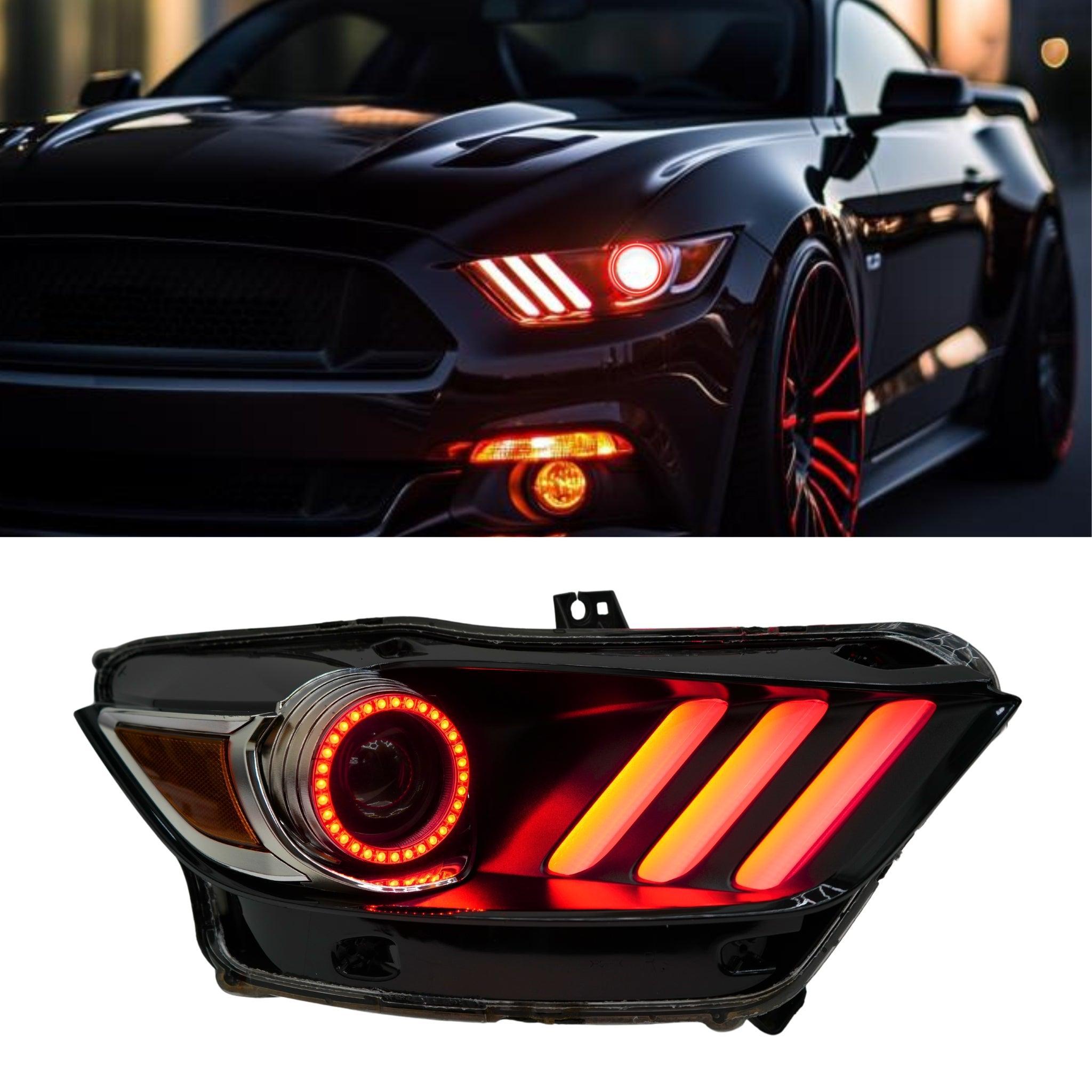 Ford Mustang Multicolor Flow Series DRL Boards (2015-2017) - Rapid Vehicles