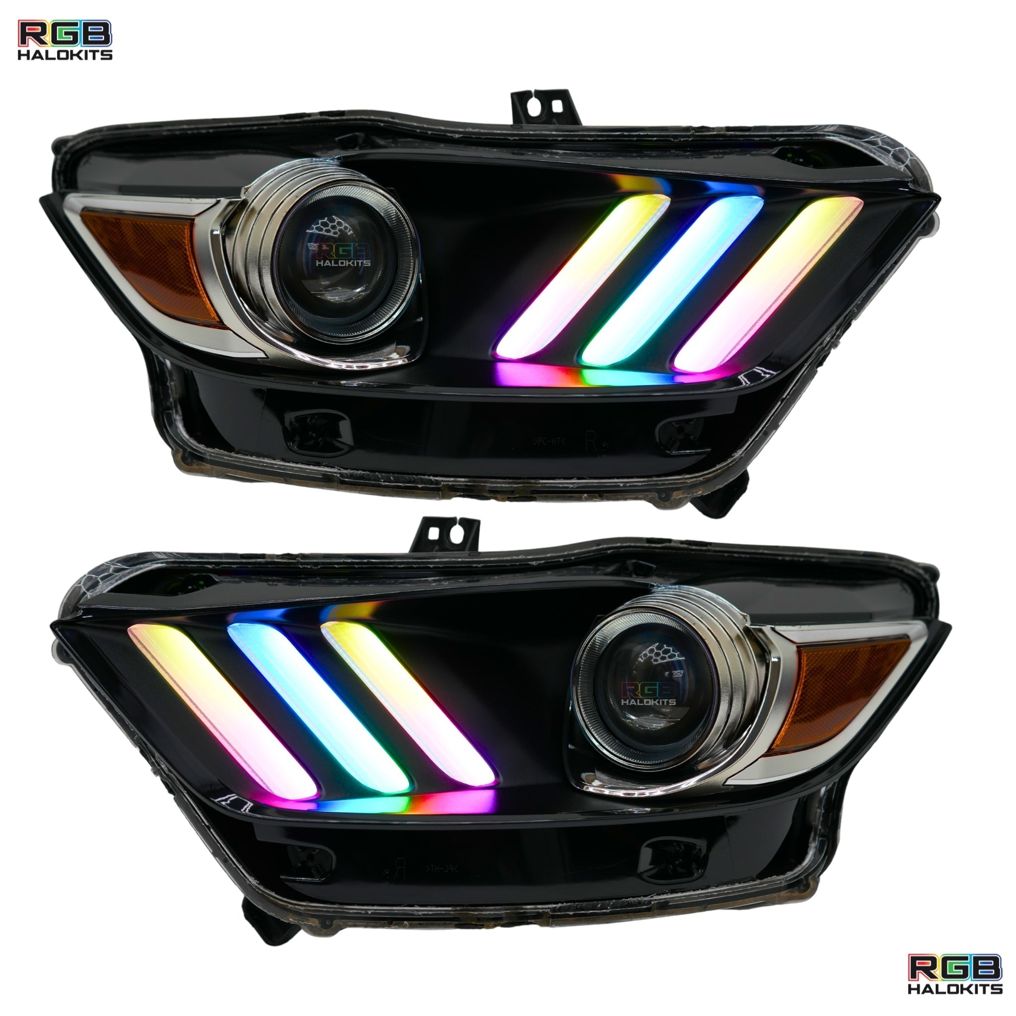 Ford Mustang Multicolor Flow Series DRL Boards (2015-2017) - Rapid Vehicles