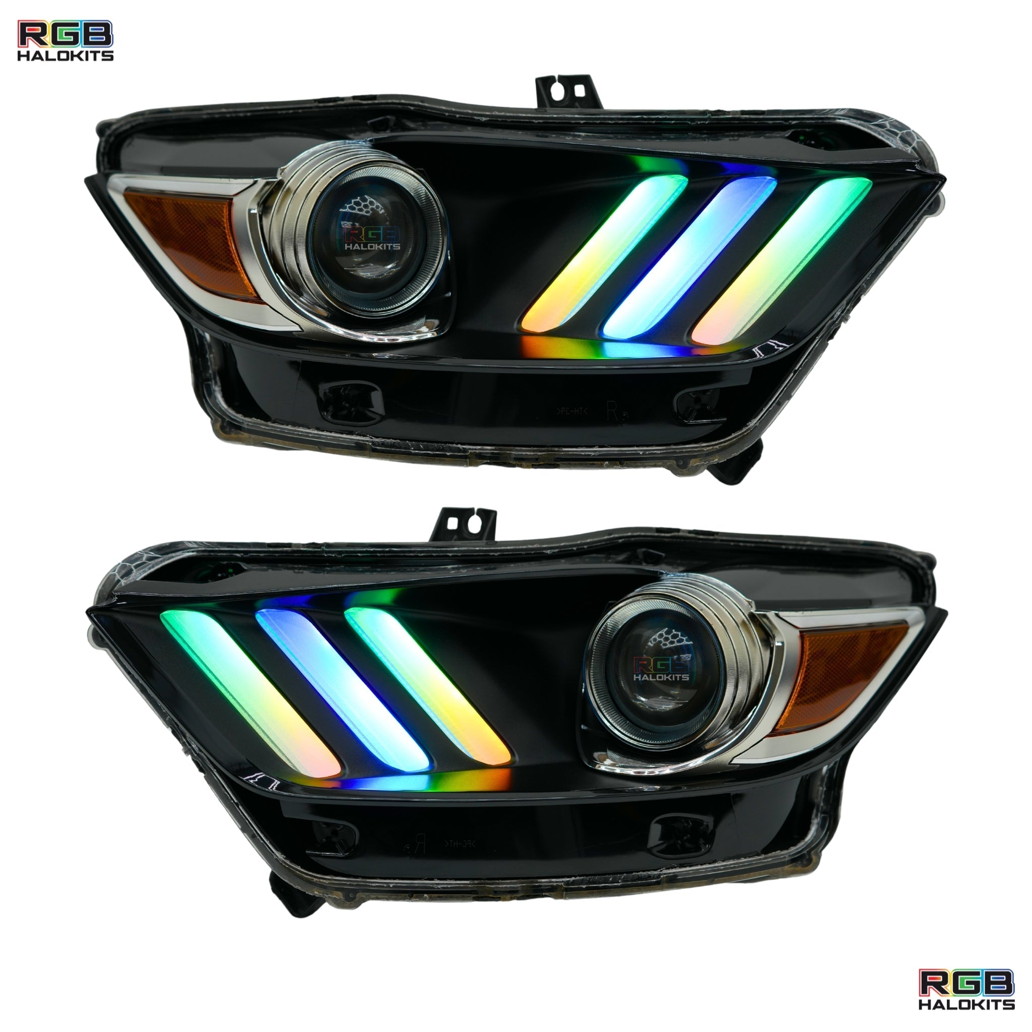 Ford Mustang Multicolor Flow Series DRL Boards (2015-2017) - Rapid Vehicles