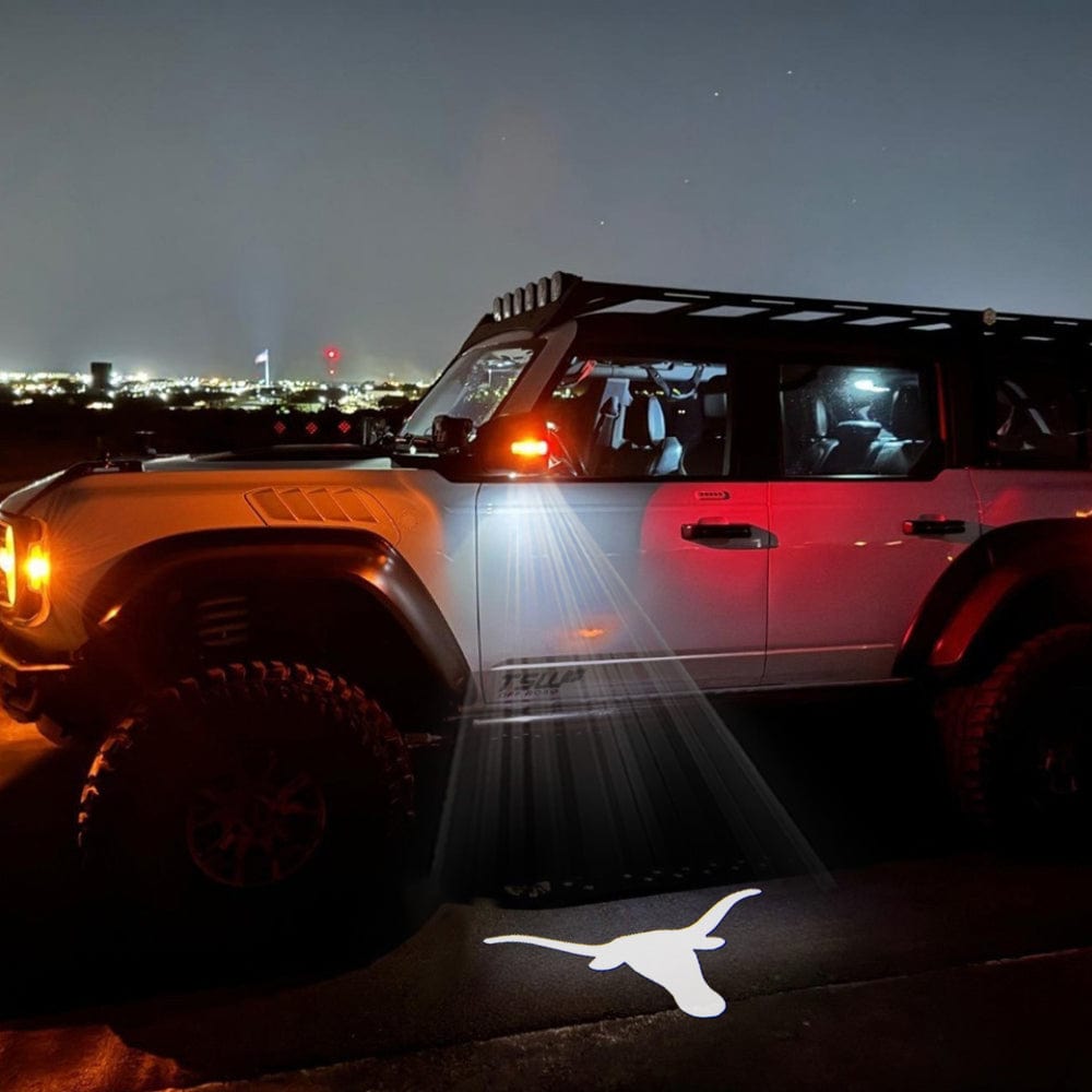 Premium LED Side Mirror Projector Puddle Approach Lights for Ford Bronco 2021-2026