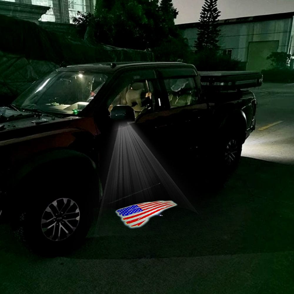 Premium LED Side Wing Mirror Projector Puddle Approach Lights for Ford F250 - 2017-2026