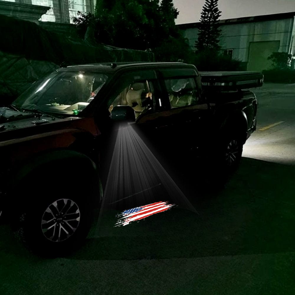 Premium LED Side Wing Mirror Projector Puddle Approach Lights for Ford F350 - 2017-2026