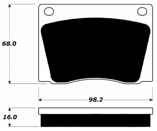 Porterfield Brake Pads for 1967 FERRARI 275