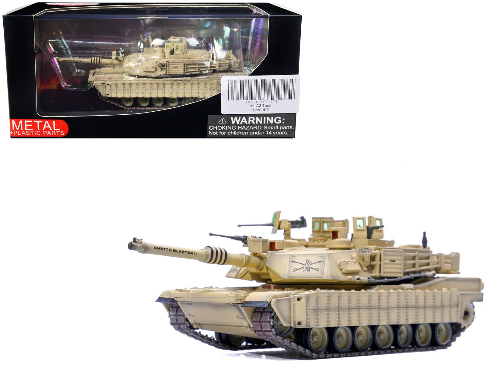 General Dynamics M1A2 Abrams TUSK Tank 1/72 Diecast Model by Panzerkampf free shipping USA - Rapid Vehicles