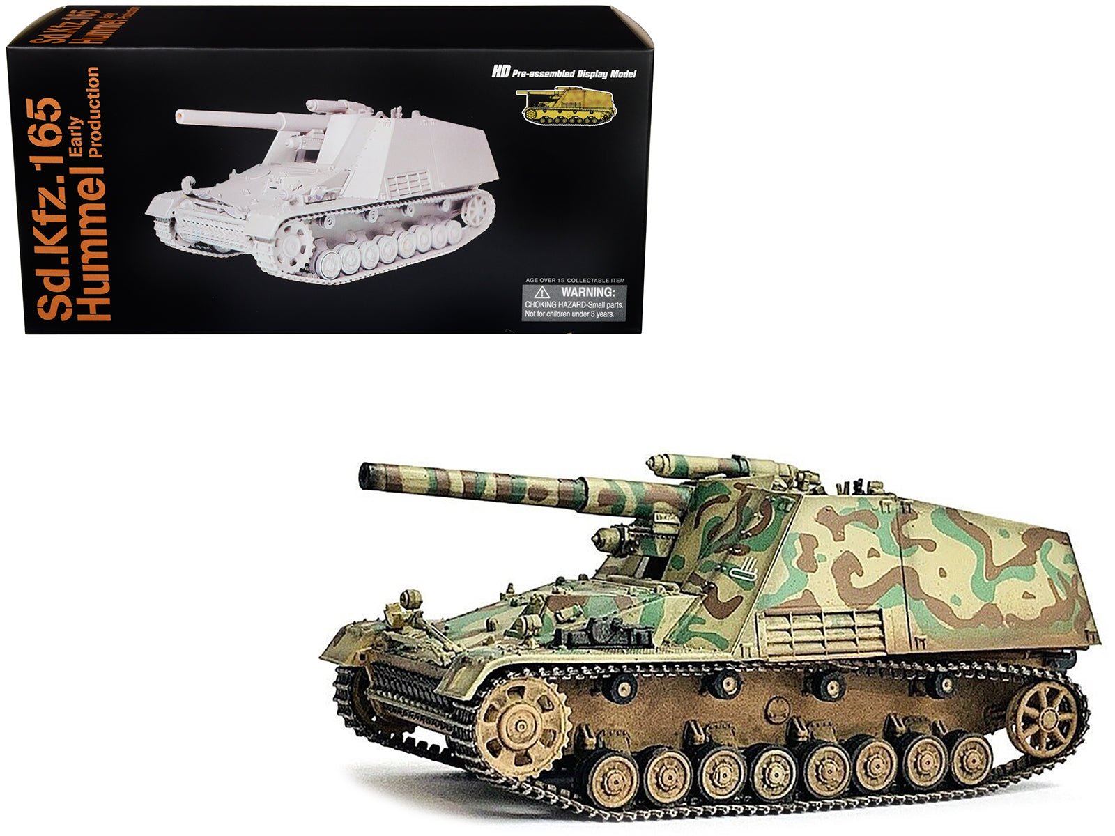 German Sd.Kfz.165 Hummel Self - Propelled Gun V2 "Early Production German Army" "NEO Dragon Armor" Series 1/72 Plastic Model by Dragon Models free shipping USA - Rapid Vehicles