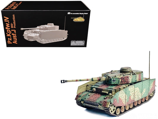 Germany Pz.Kpfw.IV Ausf.J Mid Production Tank "721 Western Front" (1944) "NEO Dragon Armor" Series 1/72 Plastic Model by Dragon Models free shipping USA - Rapid Vehicles