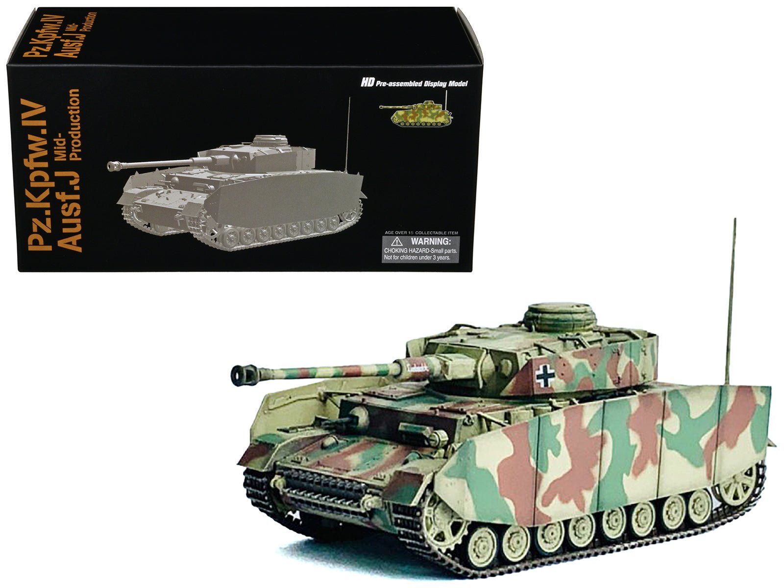 Germany Pz.Kpfw.IV Ausf.J Mid Production Tank "Pz.Abt.115 15.Pz.Gren.Div. Champs Belgium" (1944) "NEO Dragon Armor" Series 1/72 Plastic Model by Dragon Models free shipping USA - Rapid Vehicles