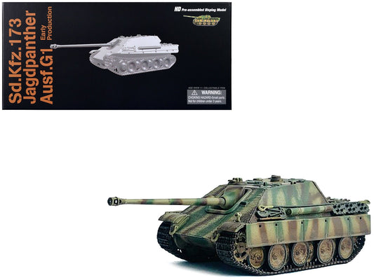 Germany Sd.Kfz.173 Jagdpanther Ausf.G1 Early Production Tank "s.Pz.Abt.654 Ruhr Pocket" (1945) "NEO Dragon Armor" Series 1/72 Plastic Model by Dragon Models free shipping USA - Rapid Vehicles