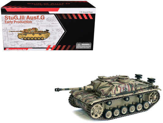 Germany StuG III Ausf. G "Early Production" Tank "233 Pz.Abt. 103 3.Pz.Gren. Div. Rome" (1943) "NEO Dragon Armor" Series 1/72 Plastic Model by Dragon Models free shipping USA - Rapid Vehicles