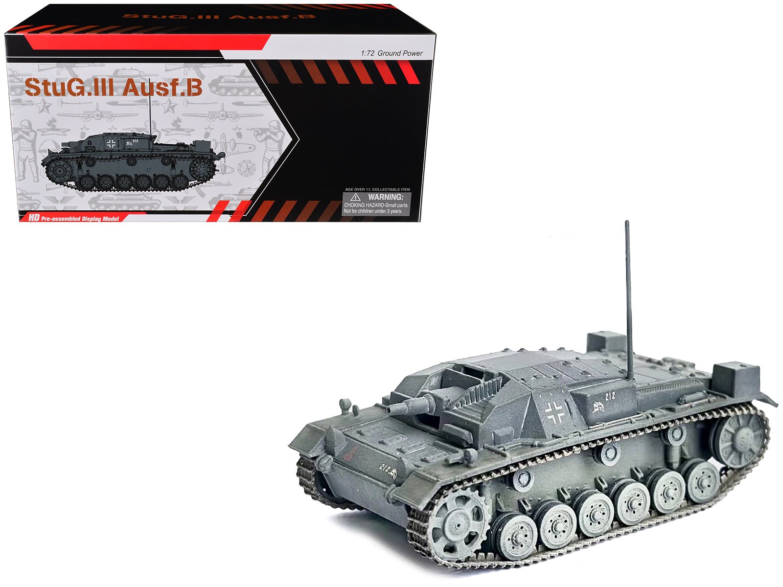 Germany StuG. III Ausf.B Tank "StuG.Abt. 226 Eastern Front" (1941) German Army "NEO Dragon Armor" Series 1/72 Plastic Model by Dragon Models free shipping USA - Rapid Vehicles