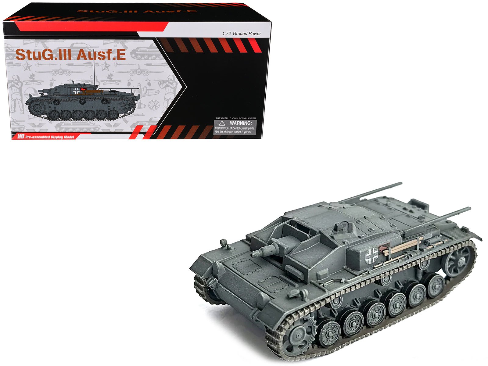 Germany StuG. III Ausf.E Tank "StuG.Abt. 191 Klin Russia" (1941) German Army "NEO Dragon Armor" Series 1/72 Plastic Model by Dragon Models free shipping USA - Rapid Vehicles