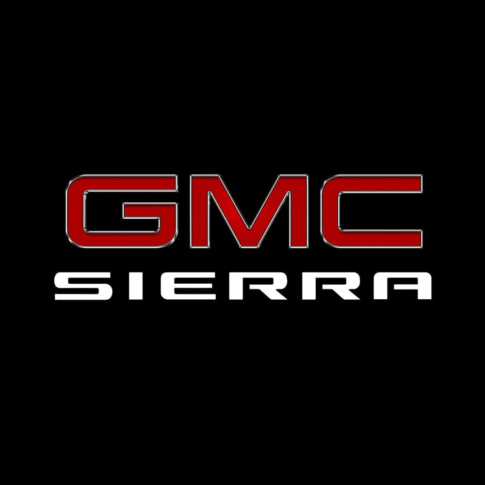 GMC Sierra Premium Side Wing Mirror Puddle Lights Various Designs 2015-2026