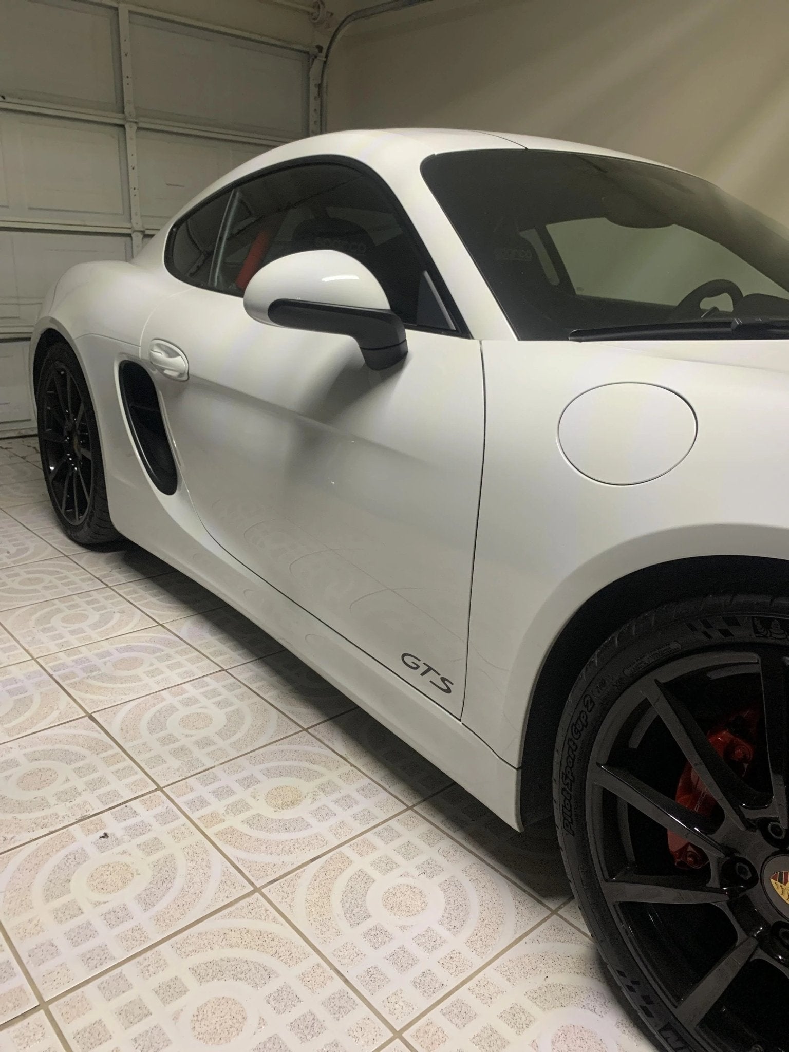 "GTS" Door Vinyl Logo Emblems for Porsche Vehicles (Boxter, Cayman, 911, Macan, Cayenne, Panamera) - Rapid Vehicles
