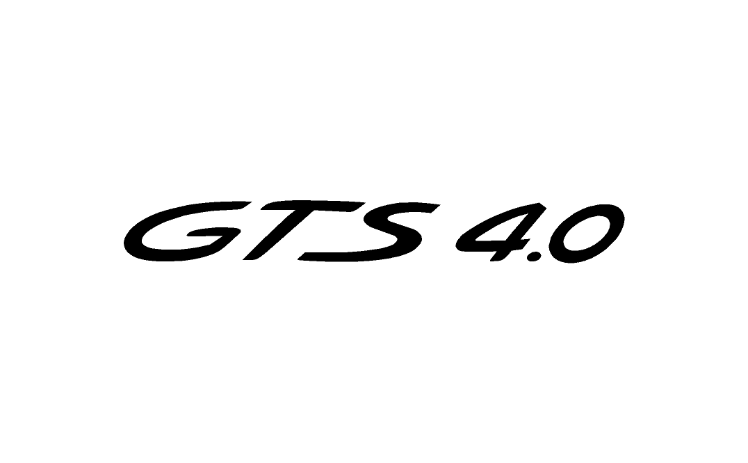 "GTS" Door Vinyl Logo Emblems for Porsche Vehicles (Boxter, Cayman, 911, Macan, Cayenne, Panamera) - Rapid Vehicles
