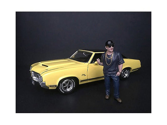 "Hanging Out II" Juan Figurine for 1/18 Scale Models by American Diorama free shipping USA - Rapid Vehicles