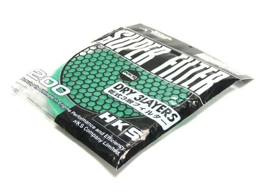 HKS Dry 3 Layers Super Filter Element Replacement 200mm - Rapid Vehicles