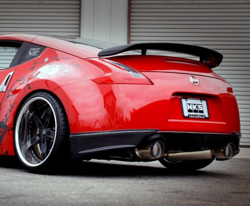 HKS Dual Hi-Power Ti Titanium Tip Exhaust 370Z - Rapid Vehicles