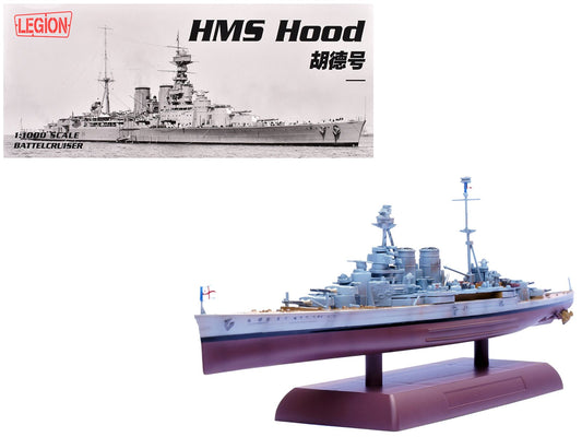 HMS Hood Battlecruiser "British Royal Navy" 1/1000 Diecast Model by Legion free shipping USA - Rapid Vehicles