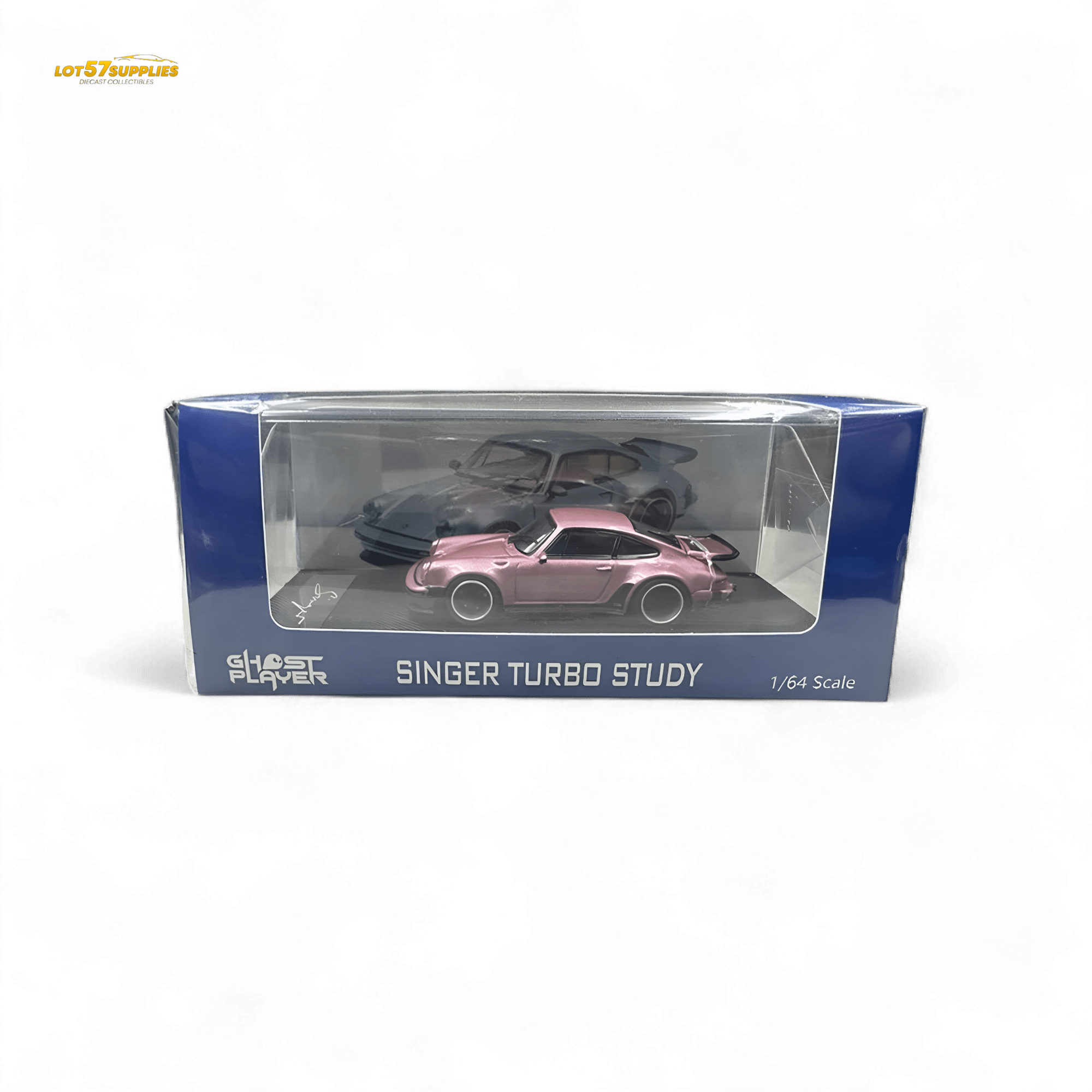 HobbyFans Porsche 930 Singer Pink 1:64 - Rapid Vehicles
