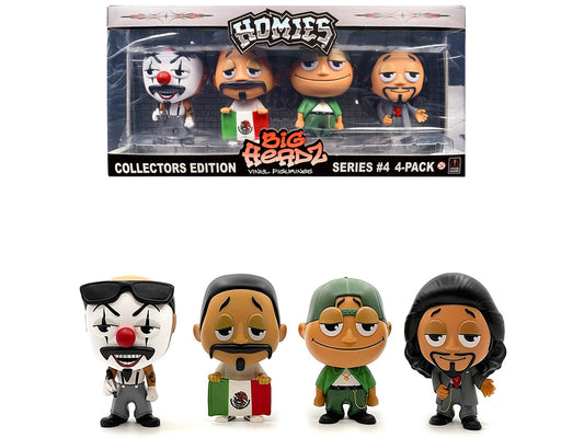 "Homies Big Headz" Series 4 Collector's Edition 4 - Pack of Figures by Homies - Rapid Vehicles