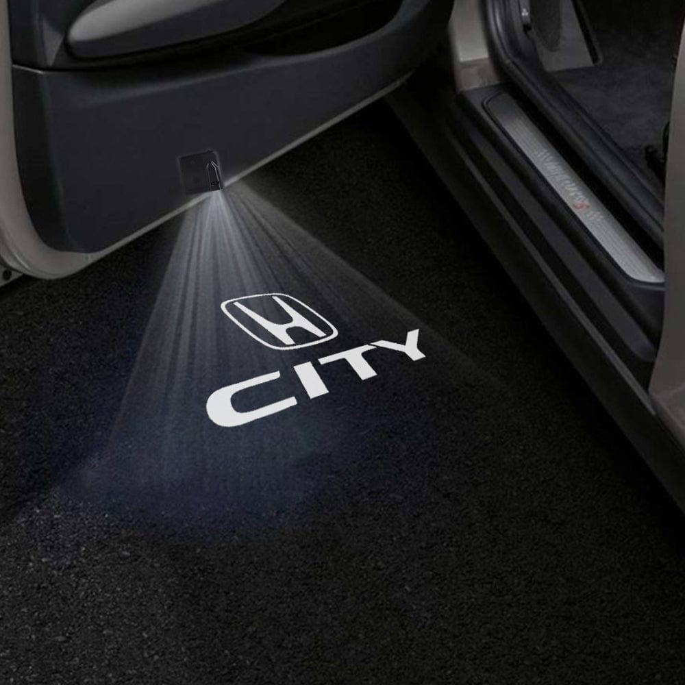 Honda City 4th/5th/6th/7th Gen Door Stick On Puddle Lights Various Designs 2002-2026