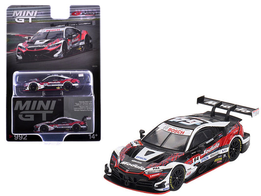 Honda NSX - GT "Type S" GT500 64 Takuya Izawa - Kakunoshin Ohta "Modulo Nakajima Racing" "Super GT Series" (2023) Limited Edition 1/64 Diecast Model Car by Mini GT free shipping USA - Rapid Vehicles