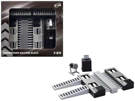 Horsepower Machine Black 1/64 Diecast Model by Model Model free shipping USA - Rapid Vehicles