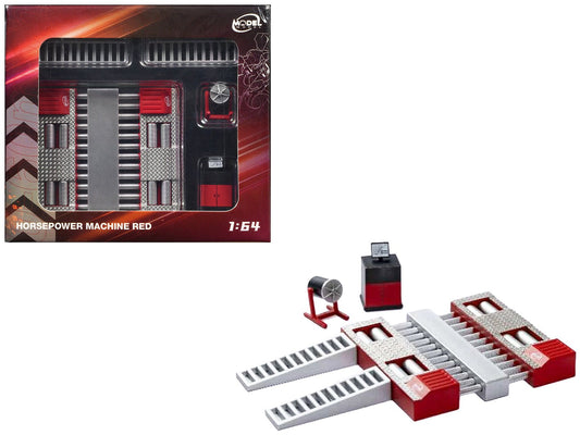 Horsepower Machine Red 1/64 Diecast Model by Model Model free shipping USA - Rapid Vehicles