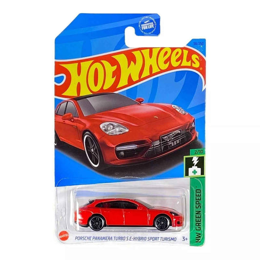 Hot Wheels Porsche Panamera Turbo S F-Hybrio Sport Turismo | Green Speed Series 2/10 - Rapid Vehicles