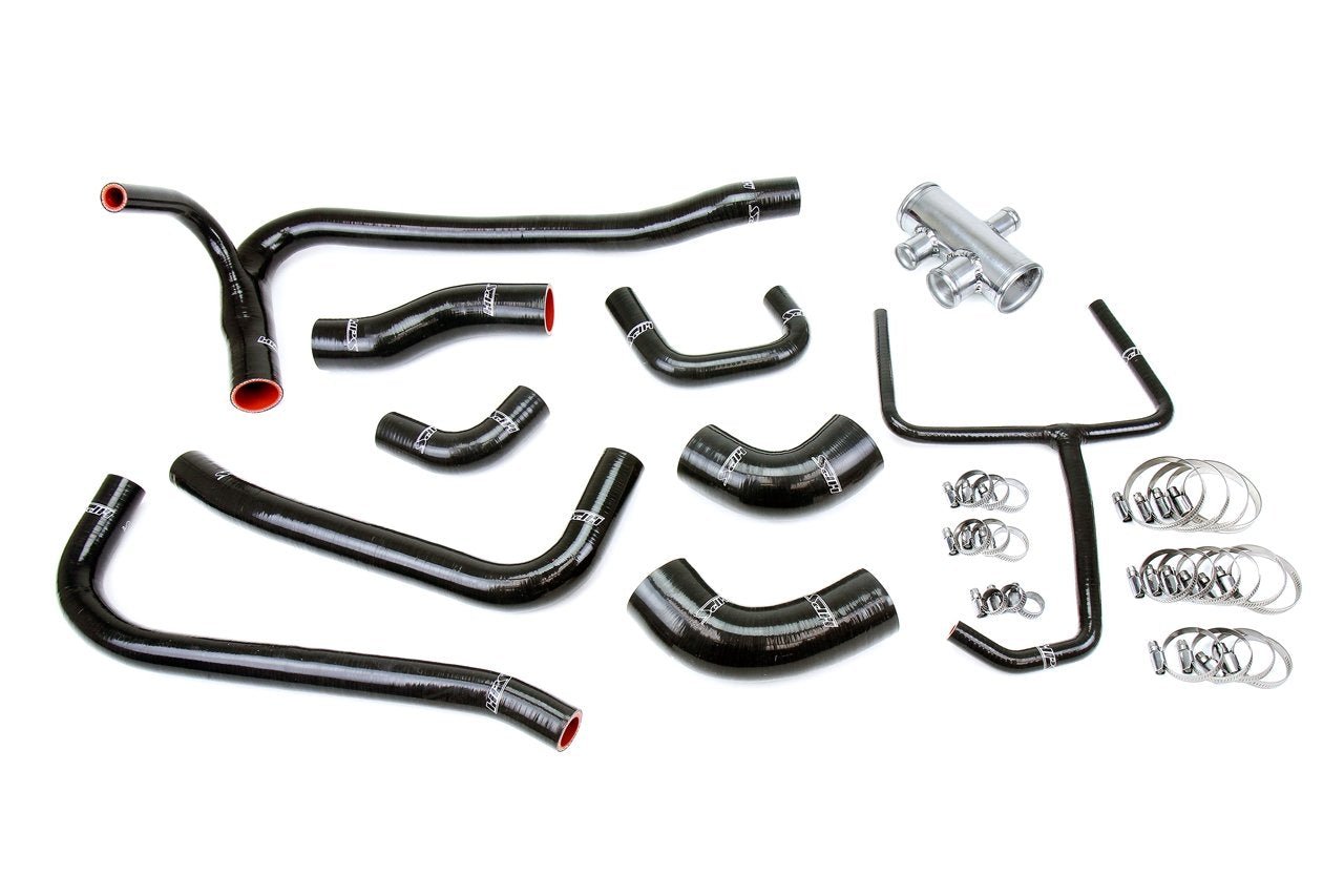 HPS Performance HPS Silicone Radiator Coolant Hose Kit Ford 2007-2014 Mustang GT500 5.4L 5.8L Supercharged, 57-2069 - Rapid Vehicles