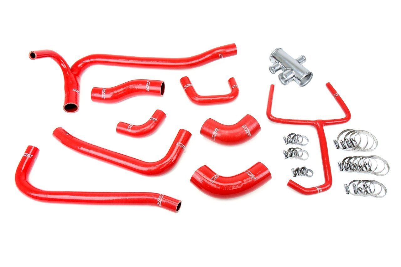 HPS Performance HPS Silicone Radiator Coolant Hose Kit Ford 2007-2014 Mustang GT500 5.4L 5.8L Supercharged, 57-2069 - Rapid Vehicles