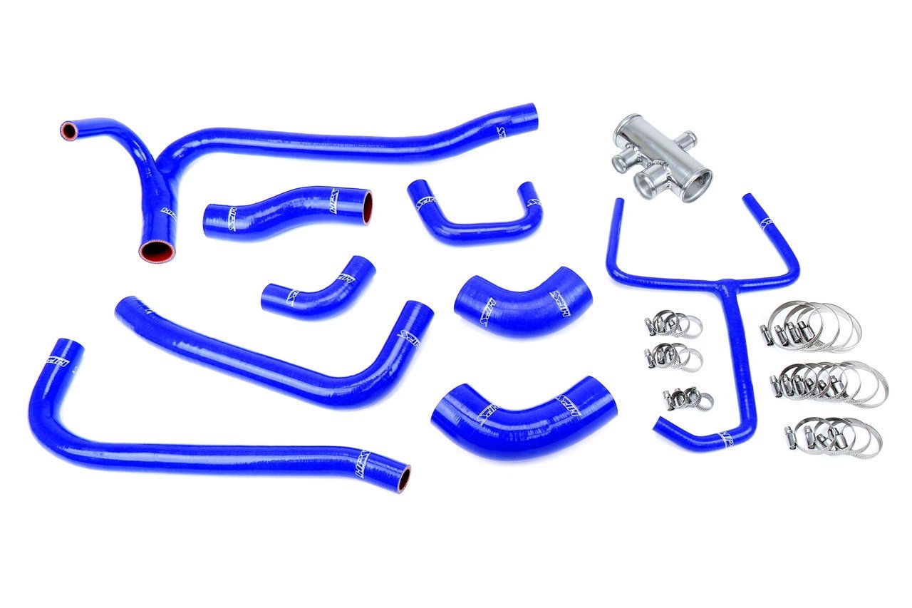 HPS Performance HPS Silicone Radiator Coolant Hose Kit Ford 2007-2014 Mustang GT500 5.4L 5.8L Supercharged, 57-2069 - Rapid Vehicles
