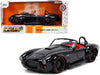 1965 Shelby Cobra 427 S/C Black with Matt Black and Red Stripes - Premium  from Rapidvehicles - Just $45.99! Shop now at Rapidvehicles