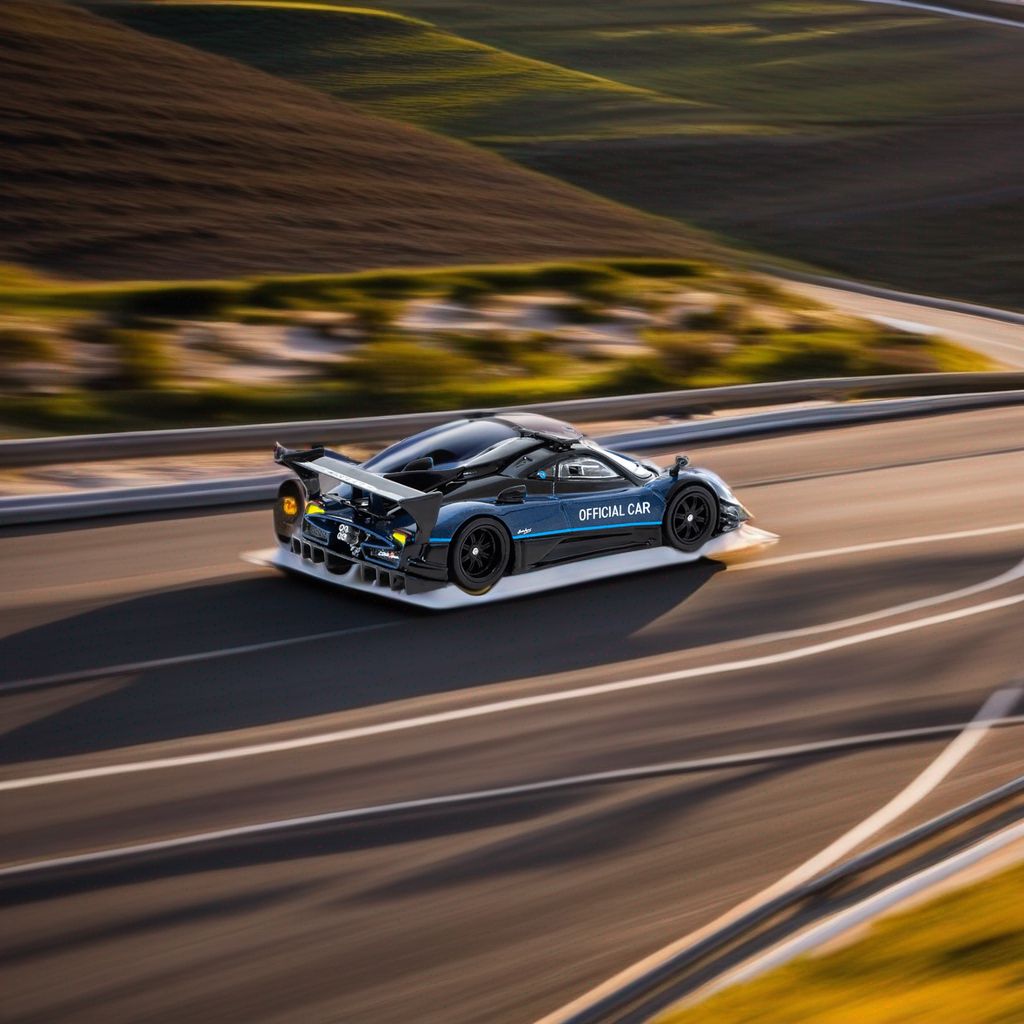 Pagani Zonda Revolucion Blue Metallic and Black "Official Car - Premium Pagani Models from Tarmac Works - Just $38.99! Shop now at Rapidvehicles