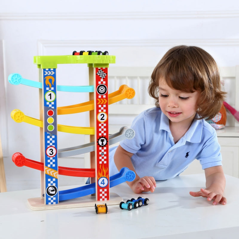 TOOKY TOY Colorful Slide Track For Cars - Premium  from Rapidvehicles - Just $29.69! Shop now at Rapidvehicles