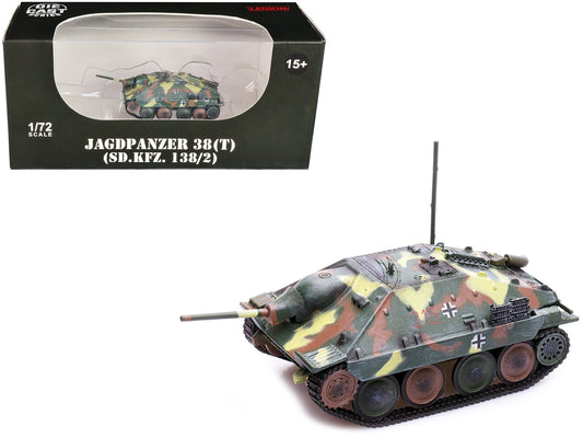 Jagdpanzer 38(T) SD.Kfz. 138/2 Hetzer Tank Destroyer Camouflage "German Army World War II" 1/72 Diecast Model by Legion free shipping USA - Rapid Vehicles
