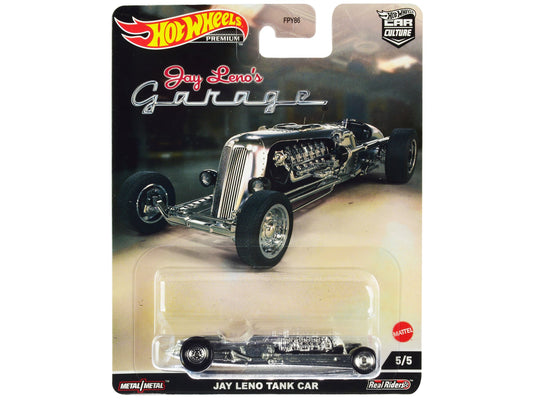 Jay Leno Tank Car Brushed Metal "Jay Leno’s Garage" Diecast Model Car by Hot Wheels free shipping USA - Rapid Vehicles