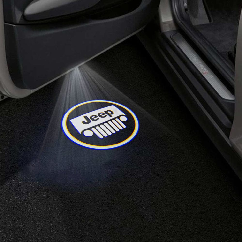 Jeep Cherokee Sport Premium Under Door Projector Puddle Lights Various Designs 2014–2018