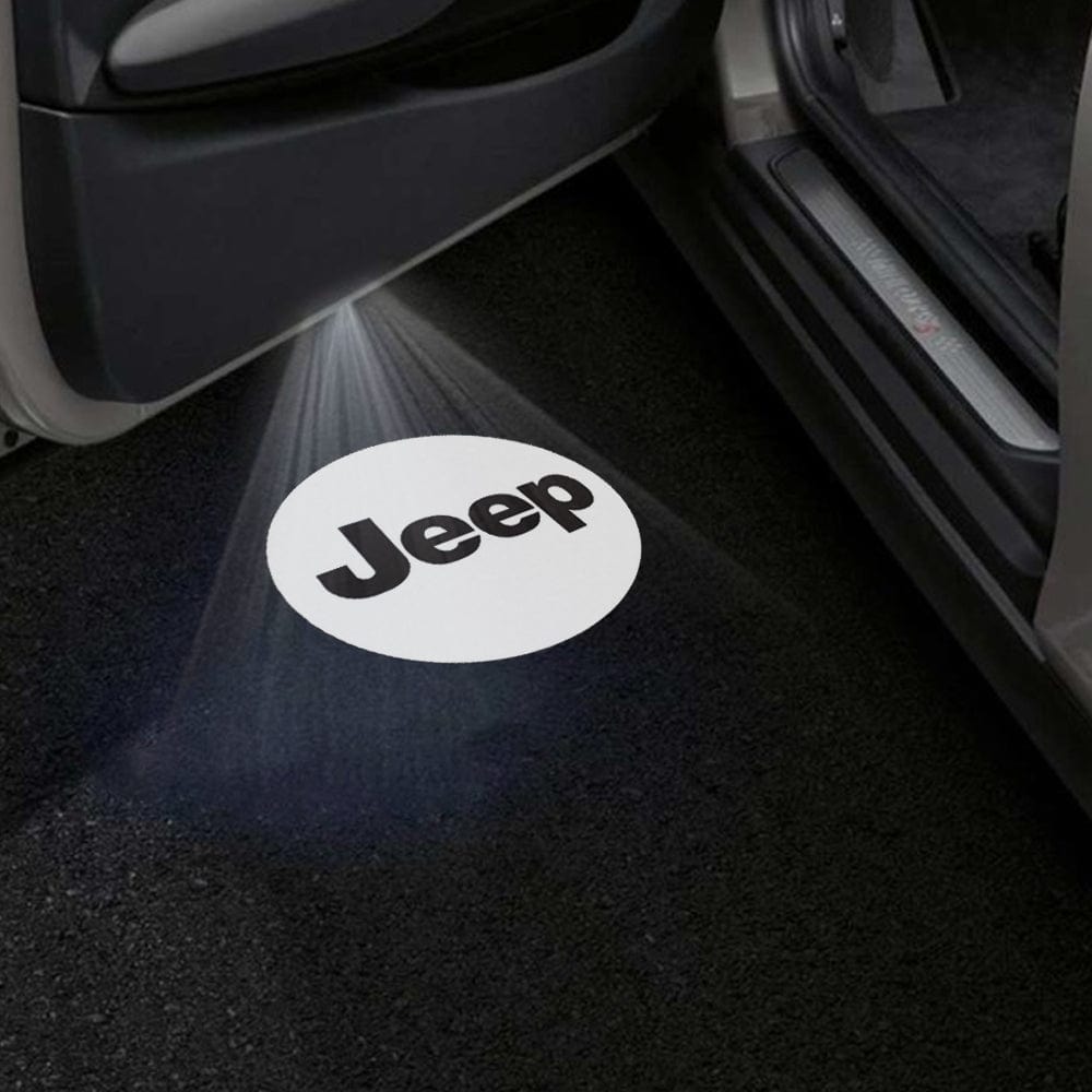 Jeep Cherokee Overland Premium Under Door Projector Puddle Lights Various Designs 2016–2020