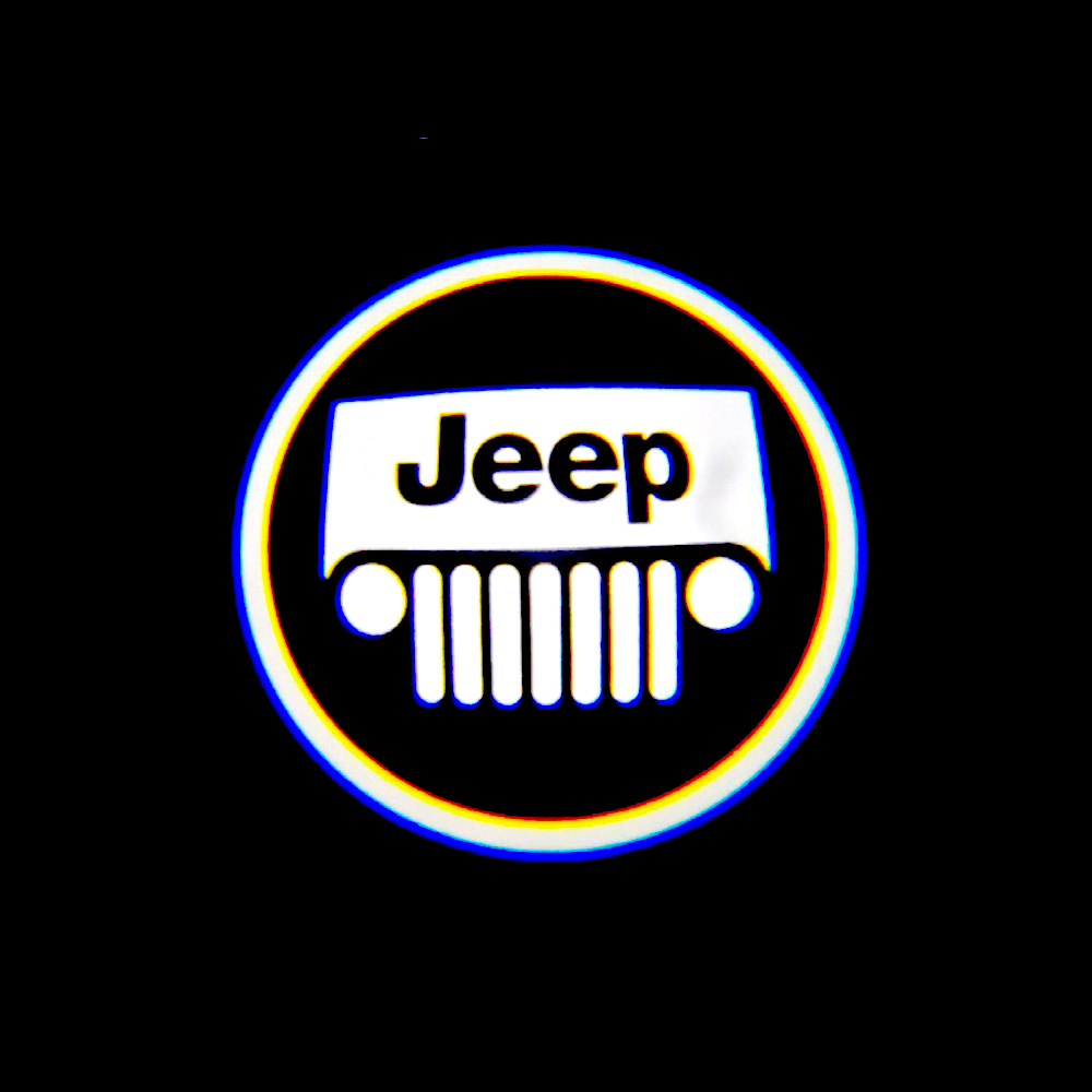 Jeep Cherokee Latitude Premium Under Door Projector Puddle Lights Various Designs 2014–2023