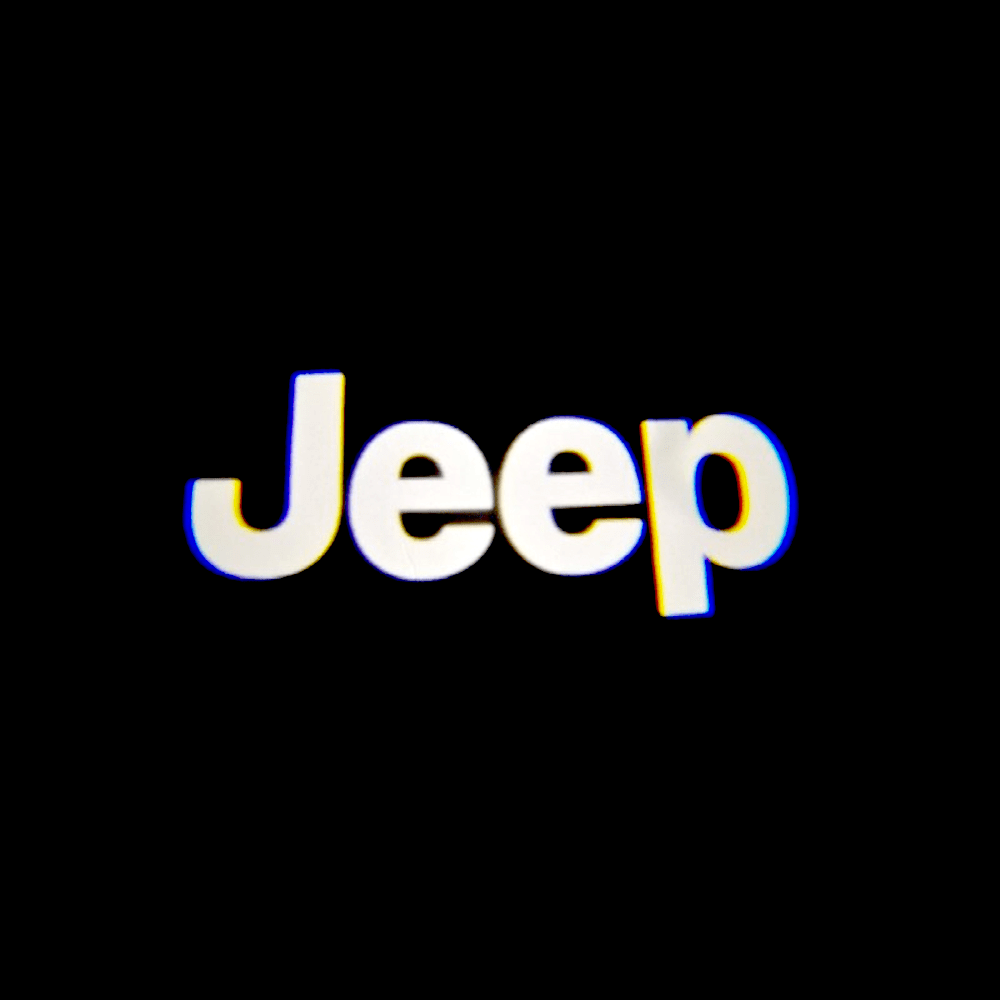 Jeep Cherokee Latitude Premium Under Door Projector Puddle Lights Various Designs 2014–2023
