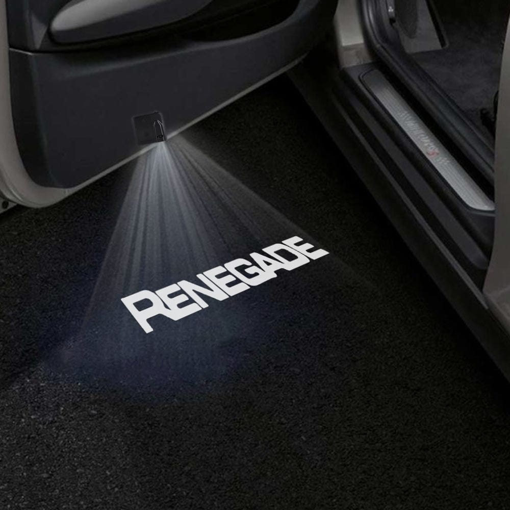 Jeep Renegade Door Stick On Puddle Lights Various Designs 2015-2026