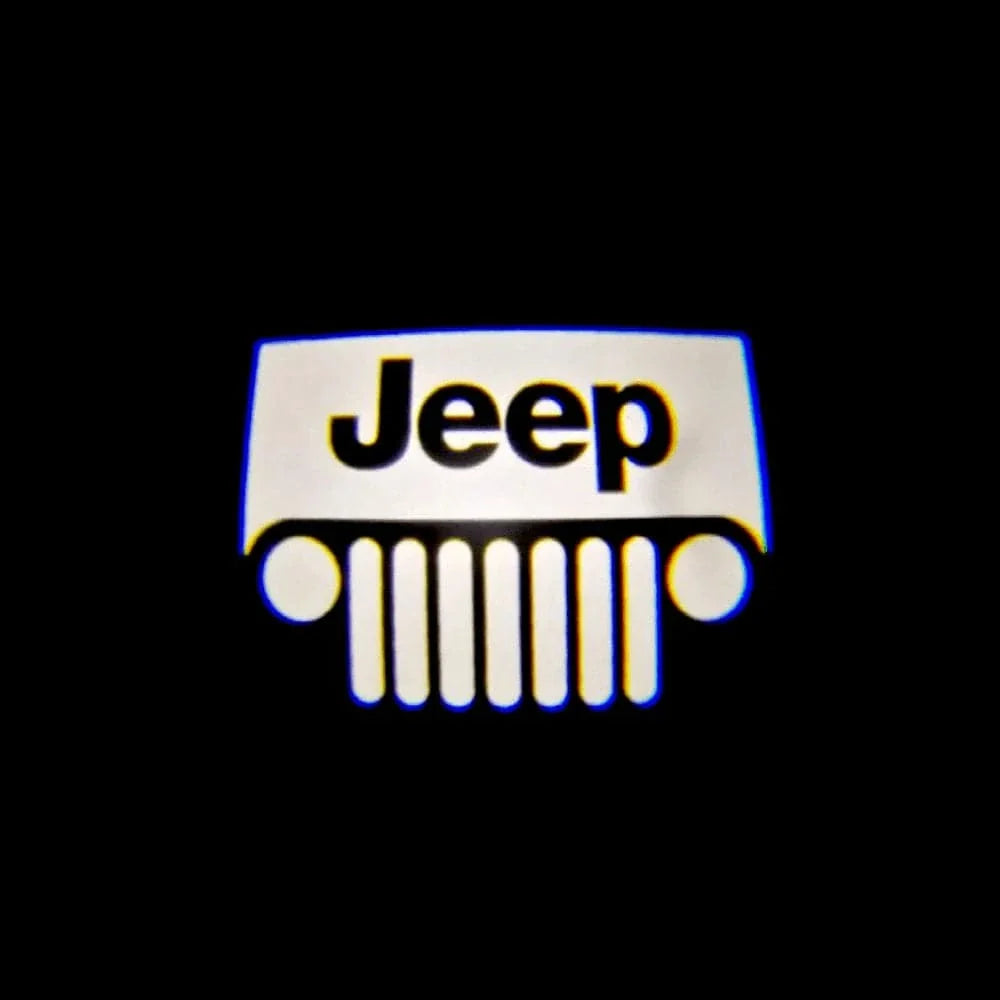 Jeep Wrangler TJ Door Stick On Puddle Lights Various Designs 1997-2006