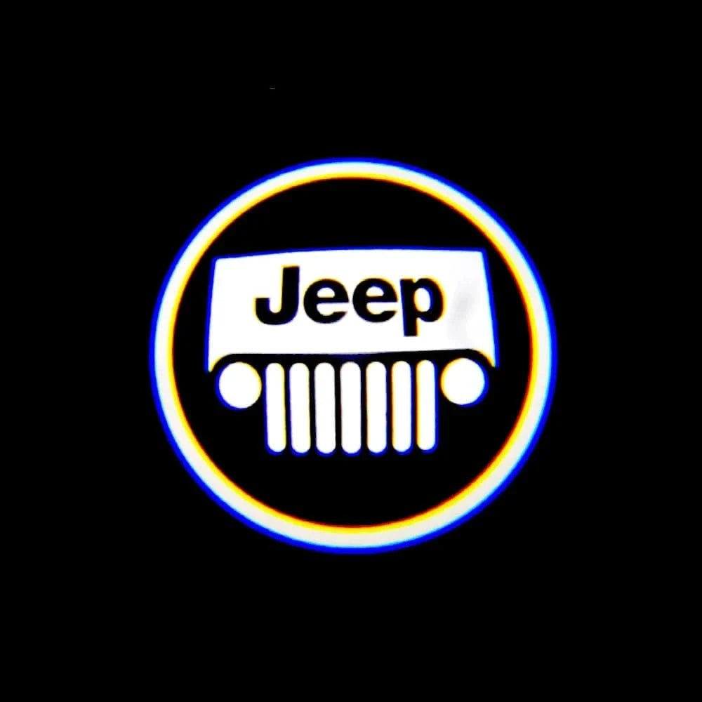 Jeep Wrangler JK Door Stick On Puddle Lights Various Designs 2007-2018