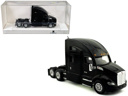 Kenworth T680 Sleeper Cab Black 1/87 (HO) Plastic Model Car by HO Logistics free shipping USA - Rapid Vehicles