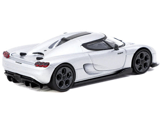 Koenigsegg CC850 Silver Metallic "Global64" Series 1/64 Diecast Model by Tarmac Works - Rapid Vehicles