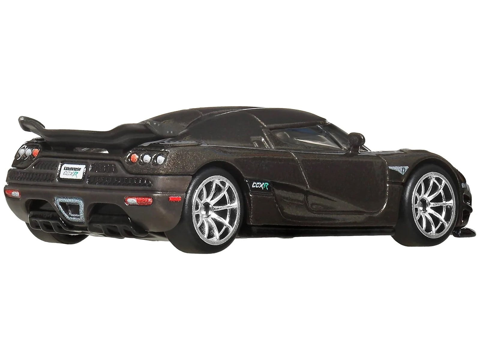 Koenigsegg CCXR Dark Gray Metallic "Fast Five" (2011) Movie "Fast & Furious" Series Diecast Model Car by Hot Wheels - Rapid Vehicles